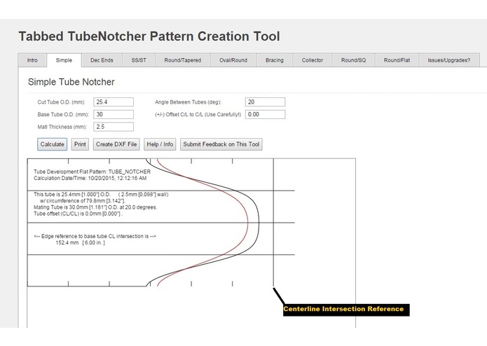 TubeNotcher Paper Template Generator – screenshot 1