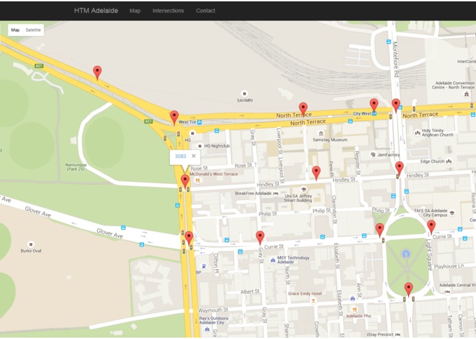 HTM for Adelaide Arterial Traffic Flow – screenshot 5