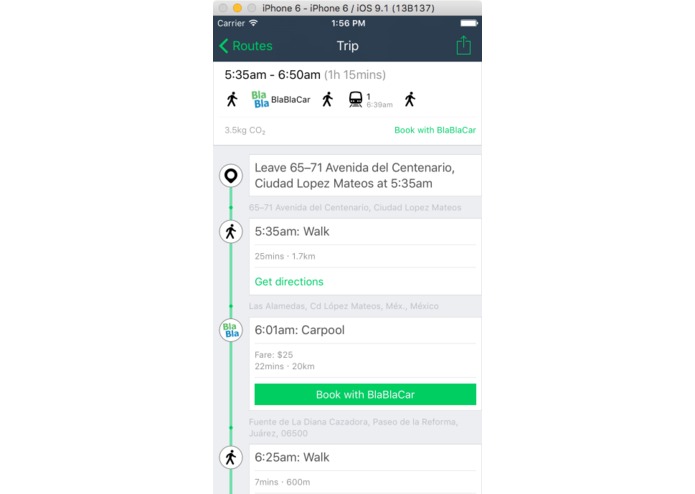 TripGo in Mexico City – screenshot 8