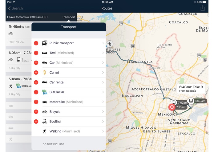 TripGo in Mexico City – screenshot 13