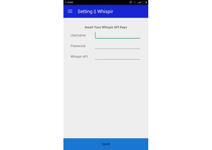 Whispir Andriod App – screenshot 1
