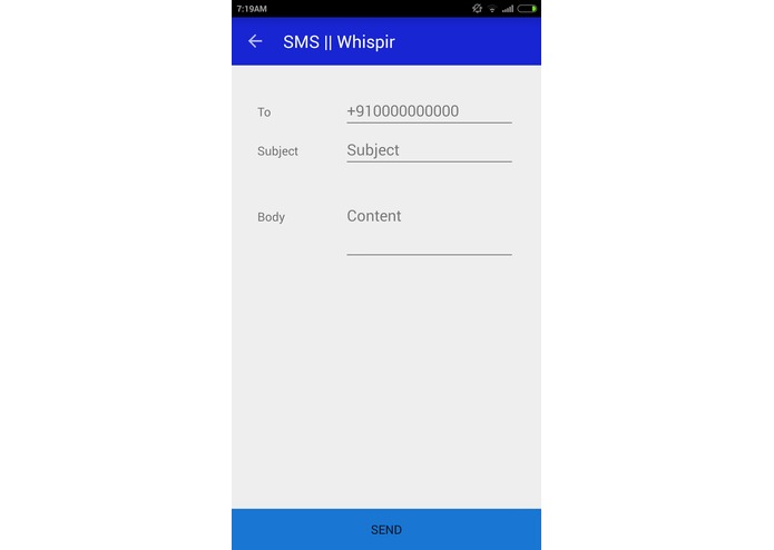 Whispir Andriod App – screenshot 3