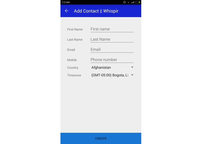 Whispir Andriod App – screenshot 4