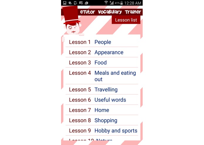 eTutor - English Vocabulary Trainer – screenshot 3