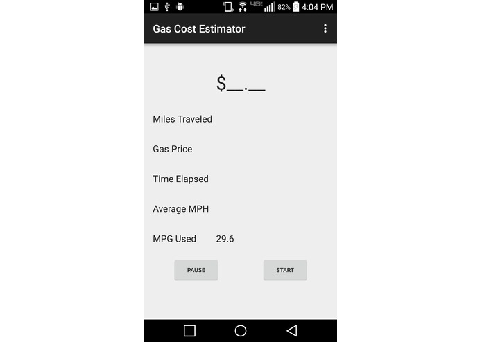 Gas Cost Estimator – screenshot 1
