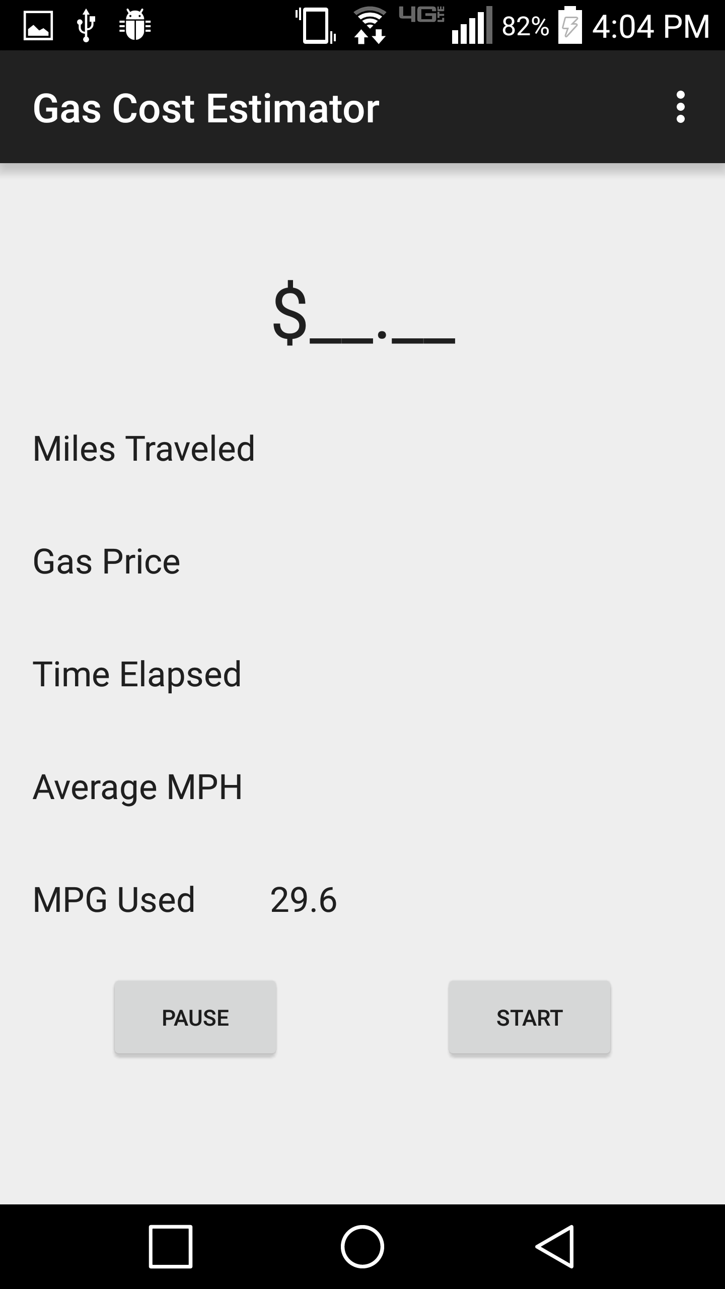 Gas Cost Estimator Devpost