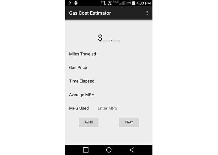 Gas Cost Estimator – screenshot 2