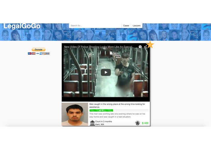 LegalGoGo: Crowdfunding for Legal Causes – screenshot 1