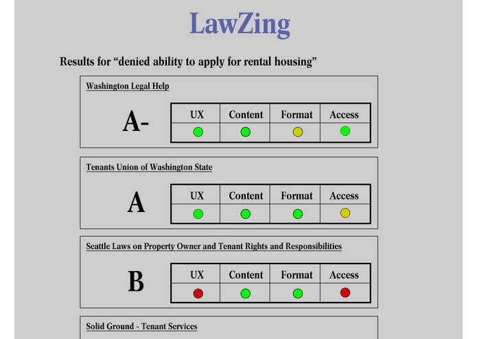 LawZing – screenshot 1