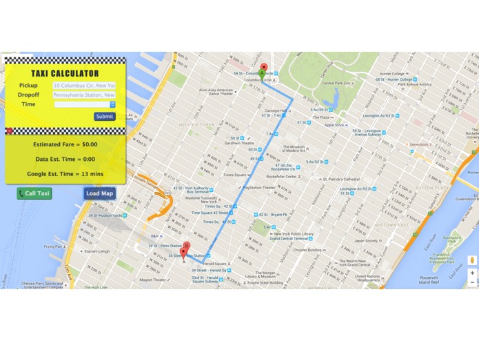 Taxi Calculator – screenshot 1