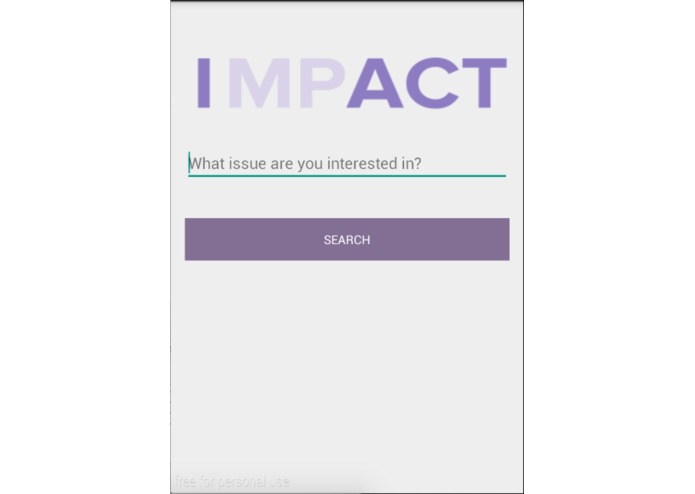 Impact – screenshot 1