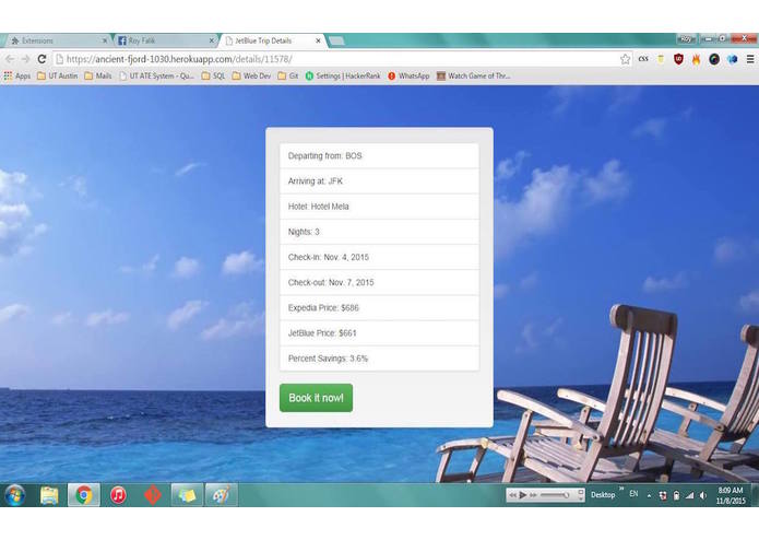 JetBlue Bargain Hunter – screenshot 3