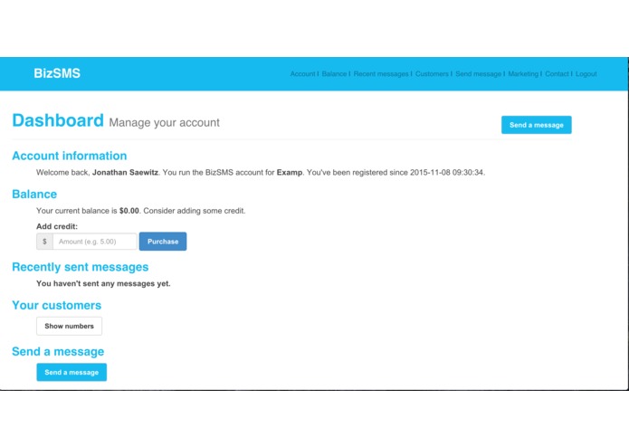 BizSMS – screenshot 5