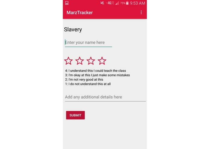 MarzTracker – screenshot 2