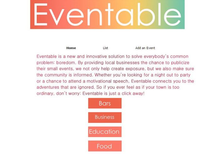 Eventable – screenshot 2