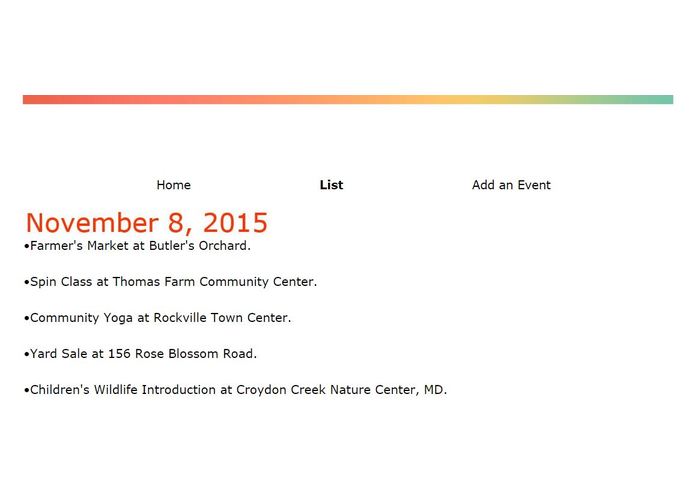 Eventable – screenshot 4