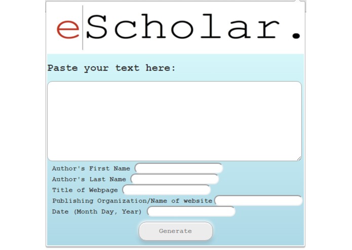 e|Scholar – screenshot 1