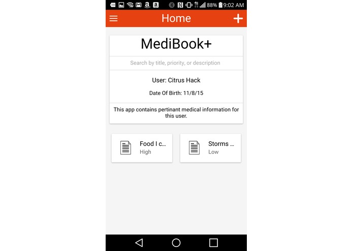 MediBook+ – screenshot 1