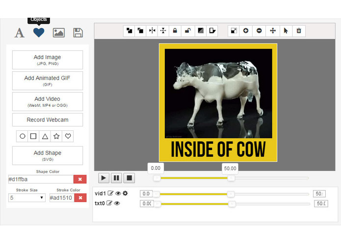 Advanced Animated Gif Maker Online – screenshot 1