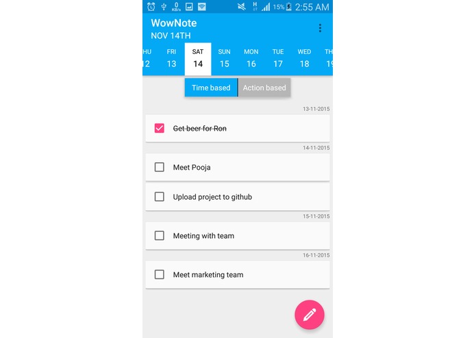 WowNote – screenshot 1