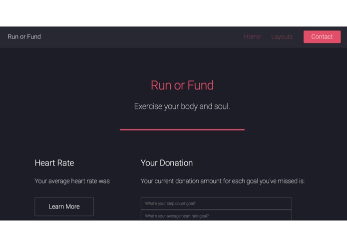 Run or Fund – screenshot 1