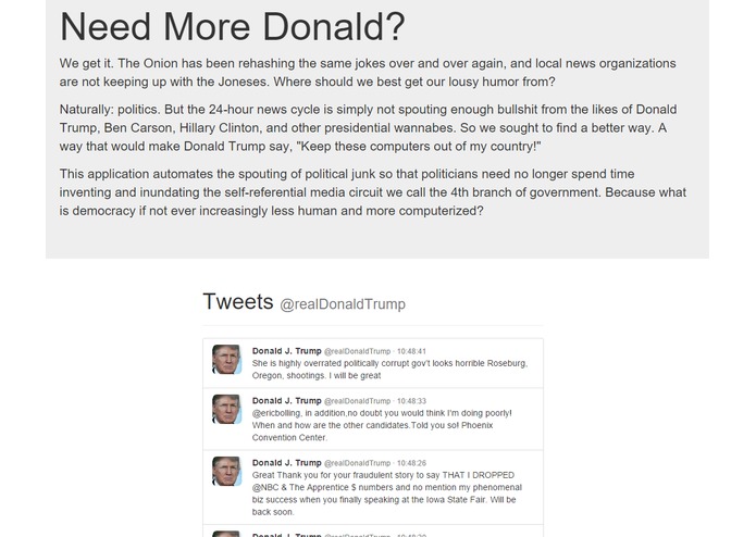 Trumpr – screenshot 1