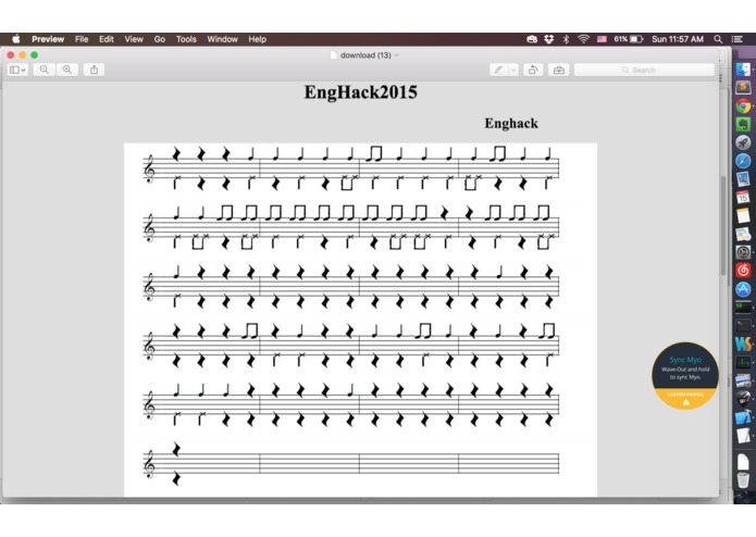 Myo Rhythm Composer (Drum Kit Edition) – screenshot 2