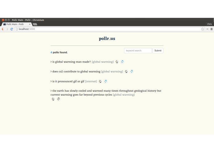 pollr – screenshot 1
