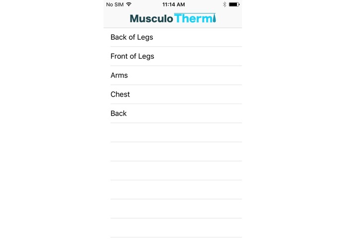 MusculoTherm – screenshot 1