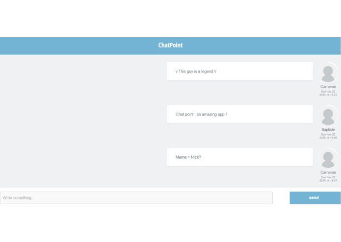 ChatPoint – screenshot 2