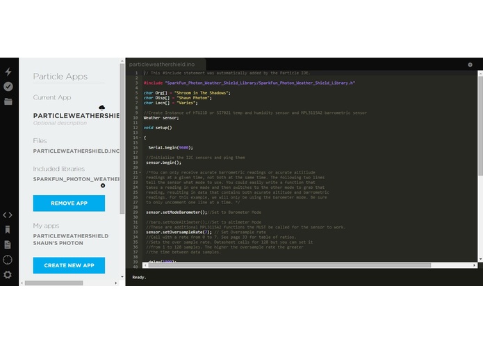 Temp. and Humidity  puller from azure to Android  – screenshot 1