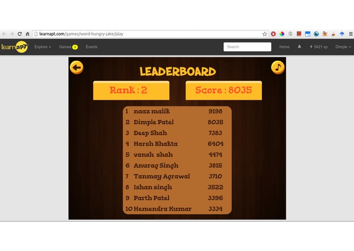 Word Hungry Jake – screenshot 2