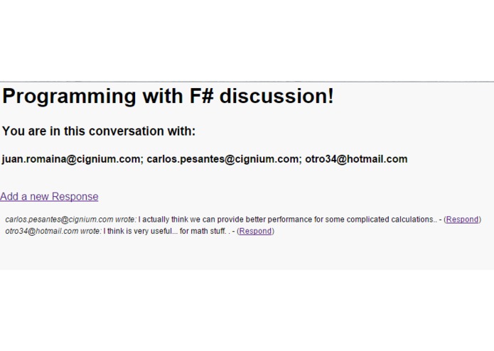 SimpleDiscussion – screenshot 1
