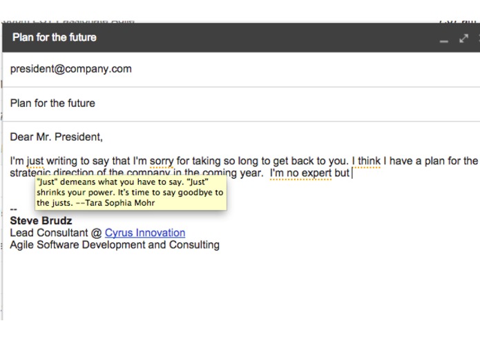 JustNotSorry – screenshot 3