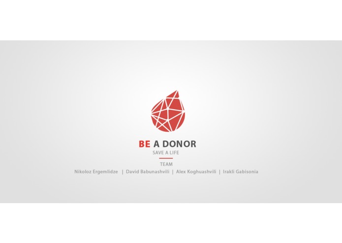 Be a donor [beta version] – screenshot 1