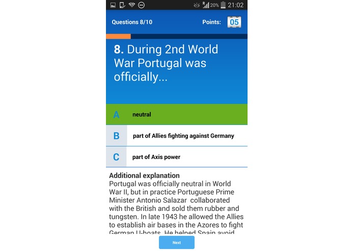 Connected quizzes - Europe – screenshot 5