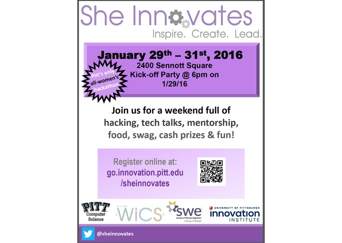 Co-Chair for She Innovates Women's Hackathon – screenshot 1