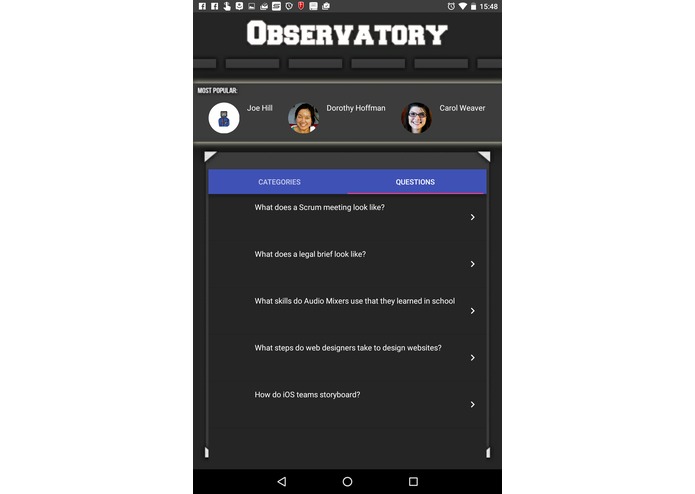 Observe – screenshot 4