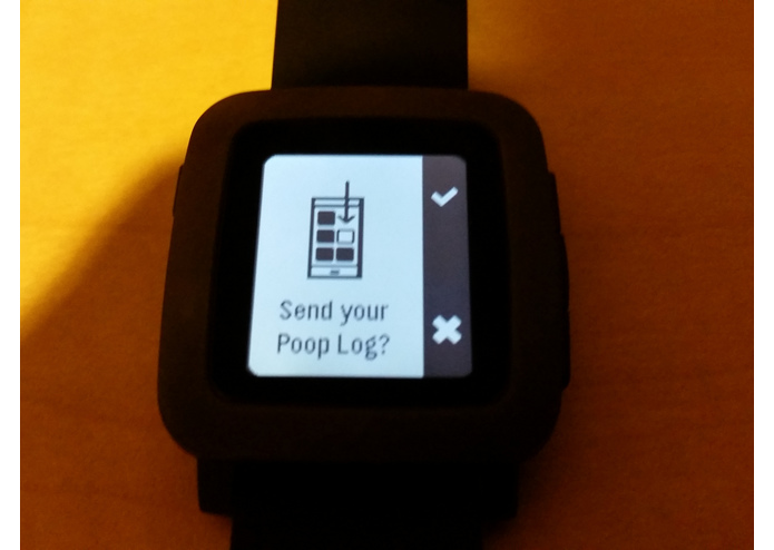 PoopLogger: Gastrointestinal Health Tracking on Pebble – screenshot 3