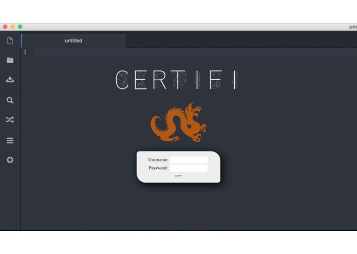 CERTIFi – screenshot 1