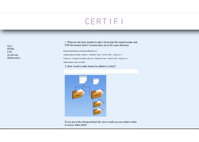 CERTIFi – screenshot 2