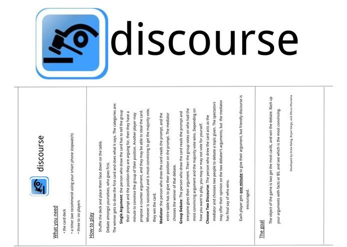 discourse – screenshot 1