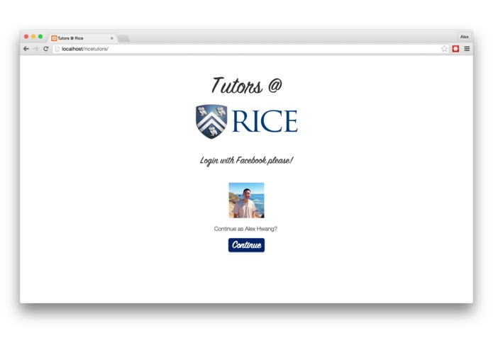 Tutors @ Rice – screenshot 3