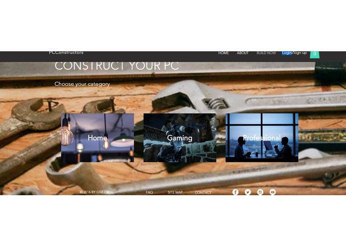 PC Constructor Website – screenshot 2