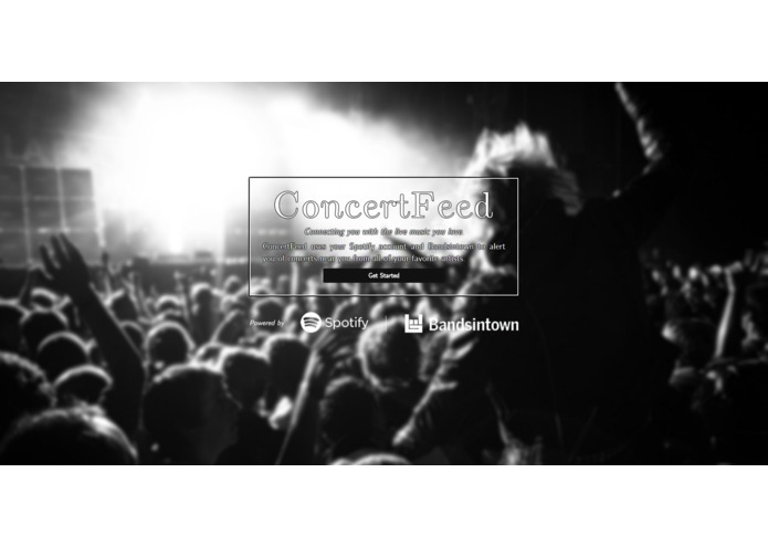concertFeed – screenshot 1
