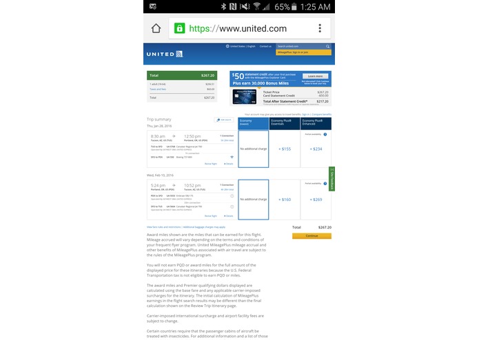 PebbleFlights – screenshot 3