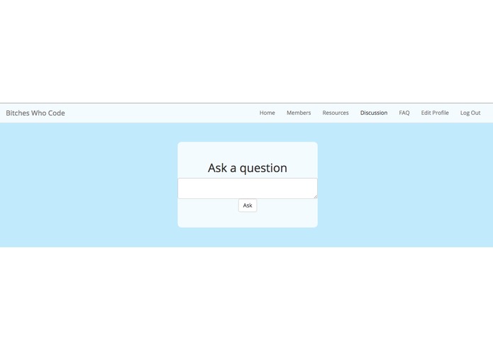 Penn WiCS Resource Website – screenshot 3