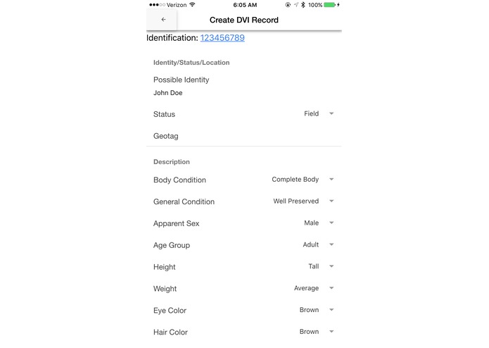 Mobile Management for Mass Casualties – screenshot 2