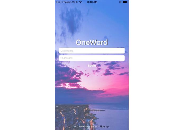 OneWord – screenshot 1