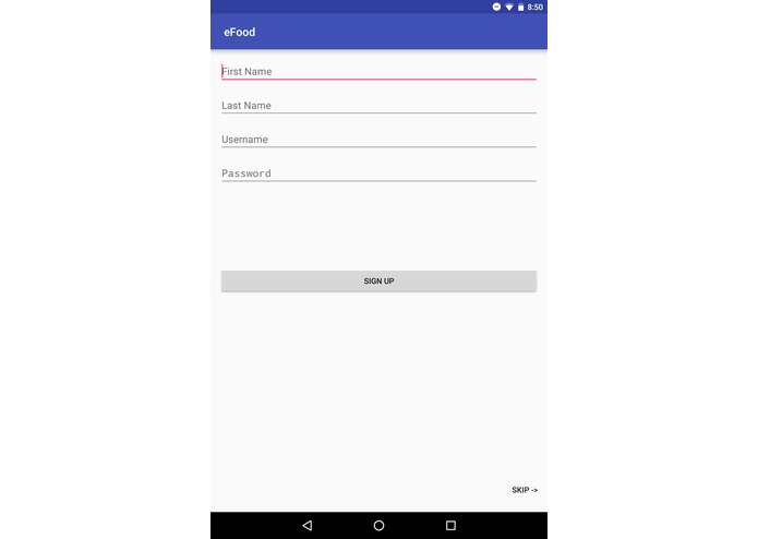 eFood - ConUHacks – screenshot 3
